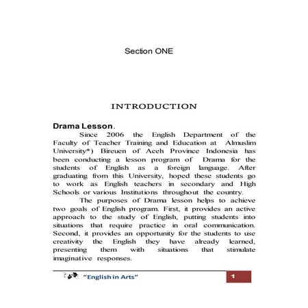 (3).   buku 'english in arts' 2015    (isi buku keseluruhan)