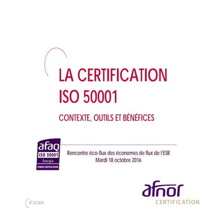 Norme Iso 50001 Afnor : Management de l’énergie : faut-il réviser l’ISO ...