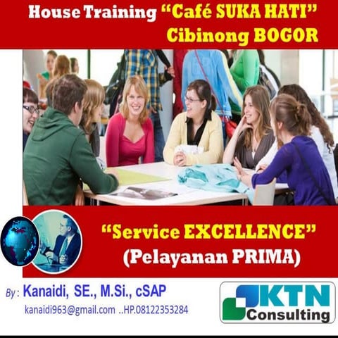 Service Excellence Concept_ Materi Training "SERVICE EXCELLENCE, MOTIVATION &...