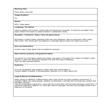 Formal pitch | DOCX