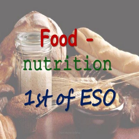 3.1 food nutrition - PROMOTION OF HEALTH IN ADOLESCENCE. | PDF