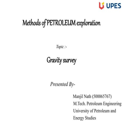 Gravity Survey Method