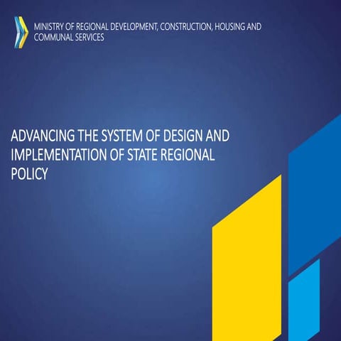 REGIONAL POLICY REFORM