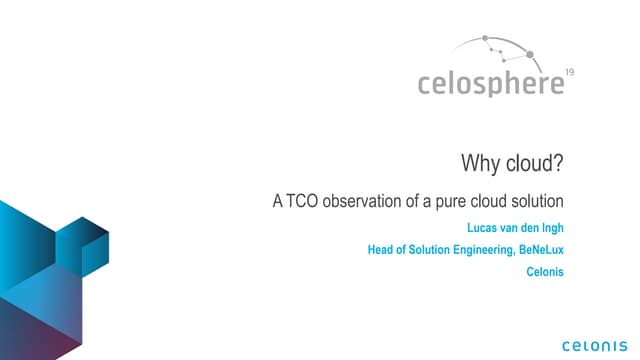 Why Cloud? A Total Cost of Ownership Observation of a Pure Cloud Solution
