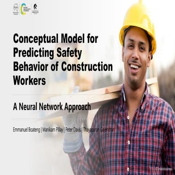 Conceptual behaviour model for predicting safety behaviour - Boateng | PDF