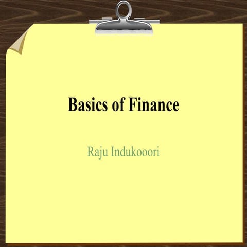 Corporate Finance Objectives and Functions