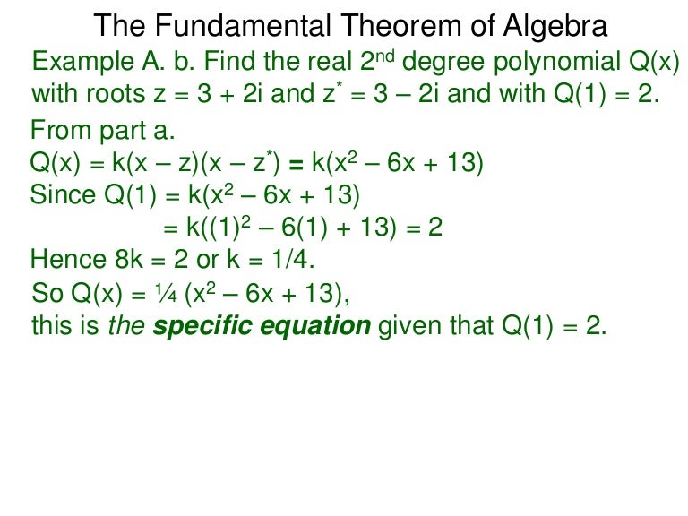 what is the fundamental theorem of mathematics