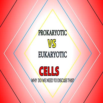 3. prokaryotic vs eukaryotic cells