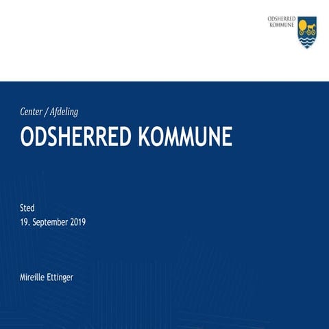 Kundecase: Odsherred Kommune - TOPdesk on Tour Denmark 2019