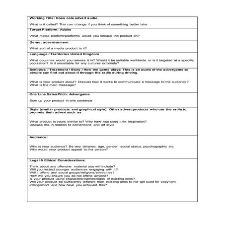 3. formal proposal  cococola advert