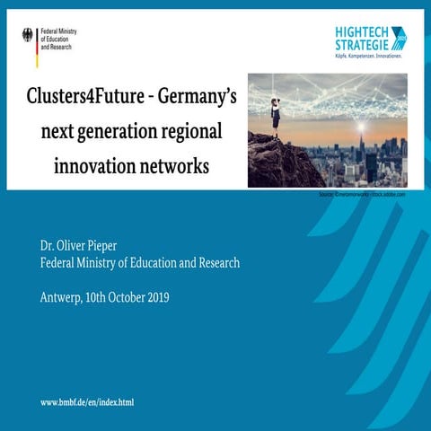 #TCI2019 Break - out sessions: Clusters4Future 