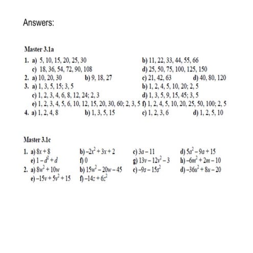 3.1a 3.c answers