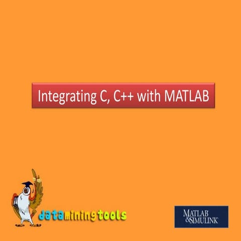 C,C++ In Matlab | PPT