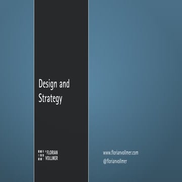 SDOA 3.1 Design & Strategy