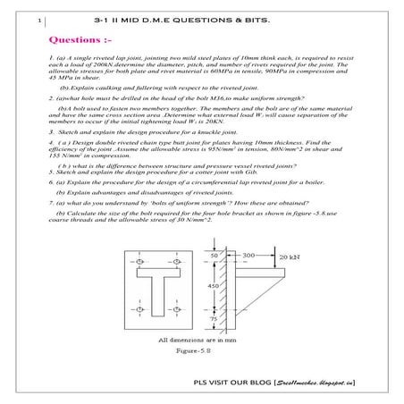 3 1 ii mid dme questions & bits [pls vist our blog sres11jemeches]