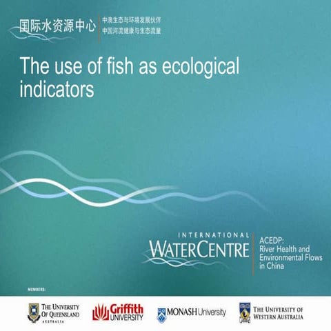 3.1 the use of fish as ecological indicators en