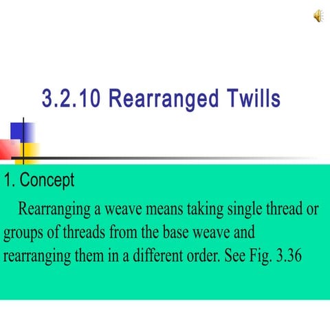 Different types of twill