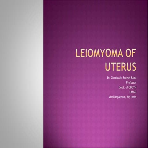 3. leiomyoma