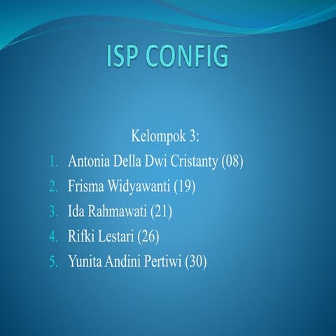 3. kelompok 3 isp config xii tkj a