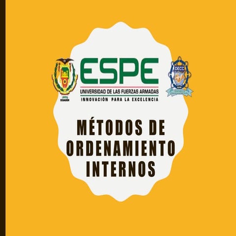 3. algoritmos de ordenamiento interno