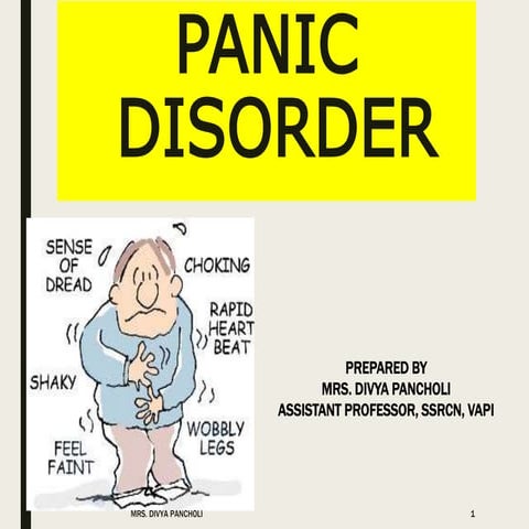 PANIC ANXIETY DISORDER