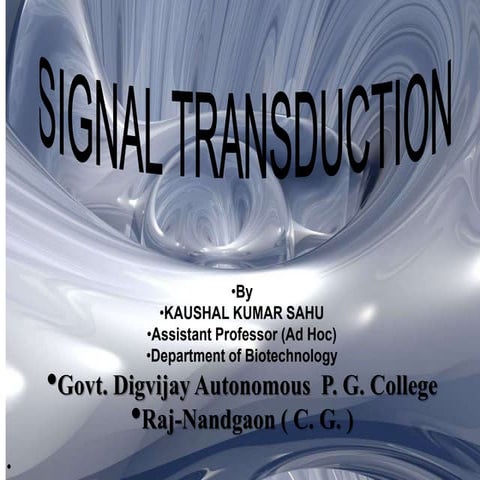 Signal transduction 