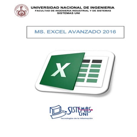 Excel Avanzado 2016