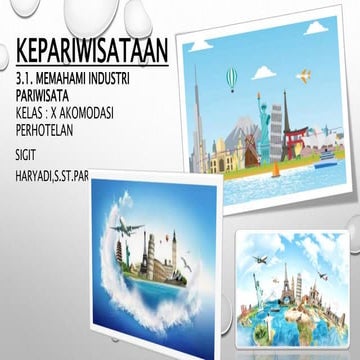 3.1. memahami industri pariwisata
