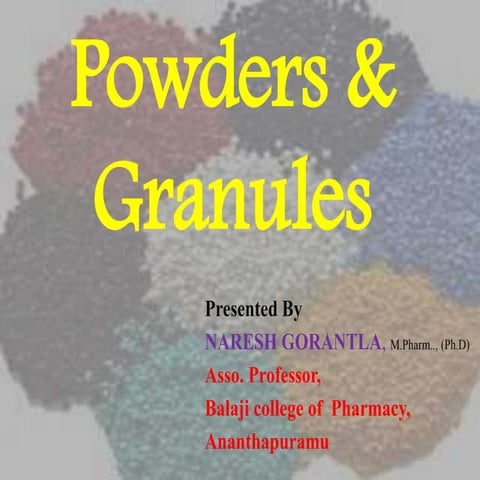 powders & granules