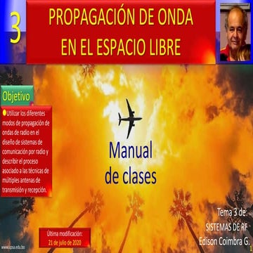 3. Propagación de onda en el espacio libre