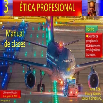 3. Ética profesional
