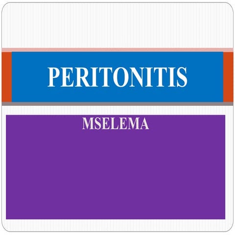 3.peritonitis