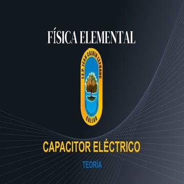 condensadores   teoría