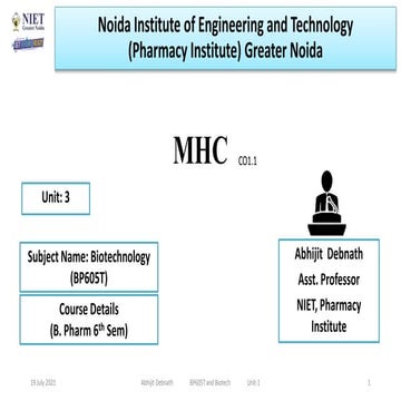 Structure and Function of MHC