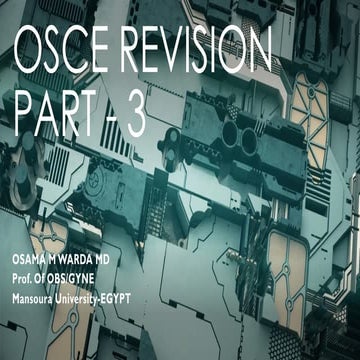 3.OBSTETRICS & GYNECOLOGY OSCE REVISION-3