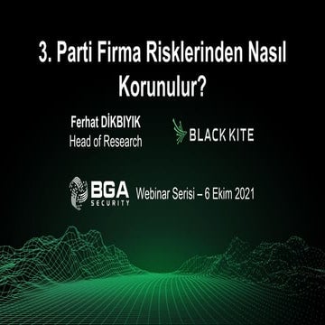 3. parti firma risklerinden nasıl korunulur?