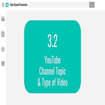 YouTube Topics & Types of Video