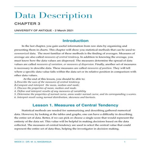 3. measures of central tendency
