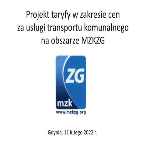 Zmiany cen biletow - prezentacja 