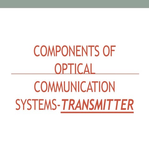 3. lecture=3 4 transmitter + modulators