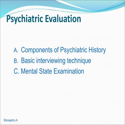 3.Psychiatric Evaluation.ppt