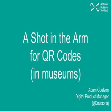A shot in the arm for QR Codes in museums 