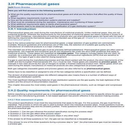 Validation of compressed air and nitrogen | PPTX