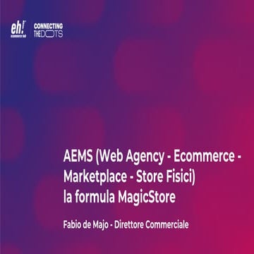 [EH2023] AEMS (Web Agency - Ecommerce - Marketplace - Store Fisici): la formu...