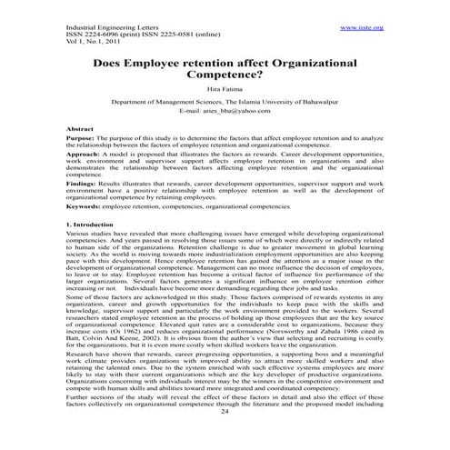 11.factors affecting employee retention a comparative analysis | PDF