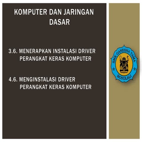 3.6. Menerapkan instalasi driver perangkat keras komputer.pptx