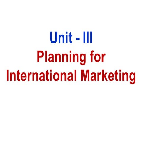 3. Planning for International Marketing.ppt