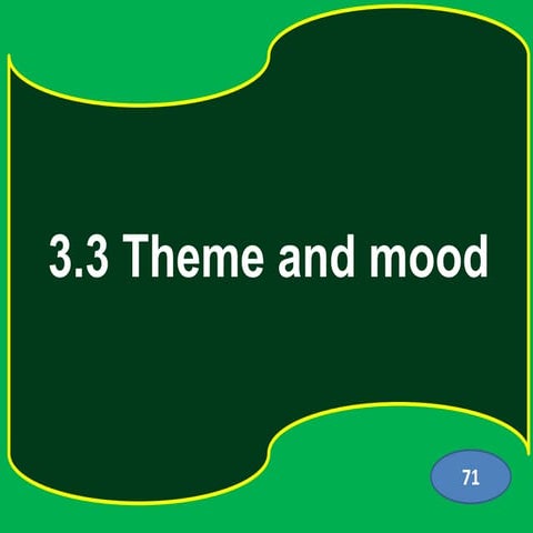 Theme and Mood: Systemic Functional Linguistics