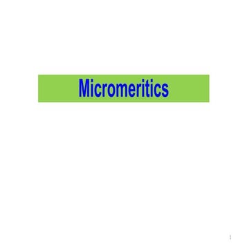 3. Micromeritics.pptxu has a sensitivity to