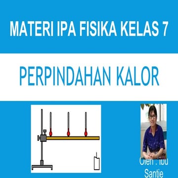 Materi Perpindahan Kalor untuk Kelas 7 Kurikulum Merdeka